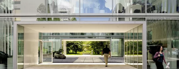 Image showing entrance of Novartis Campus office builiding
