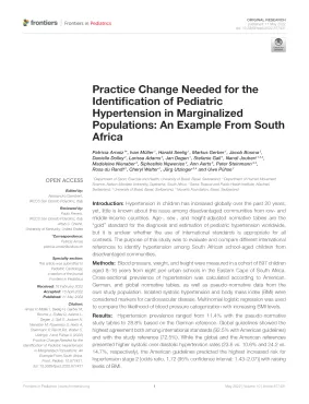 Frontiers in Pediatrics