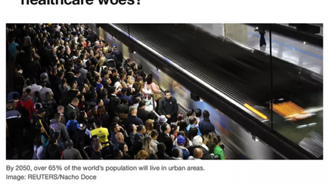 Cover of Could cities be the answer to the world healthcare woes - World Economic Forum-submission