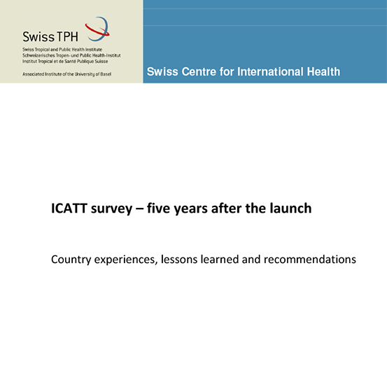 icatt survey final report swiss tph 1 image Cover of 2014 - ICATT report Swiss TPH
