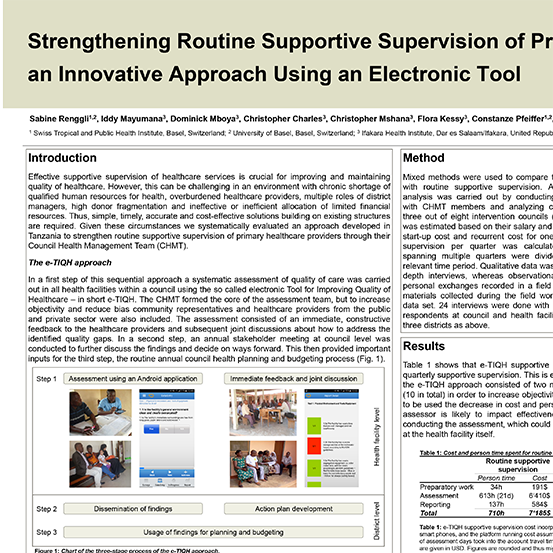 strengthening routines supportive supervision of primary healthcare in tanzania image Cover of Strengthening Routine Supportive Supervision of Primary Healthcare in Tanzania