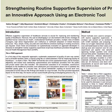 Cover of Strengthening Routine Supportive Supervision of Primary Healthcare in Tanzania
