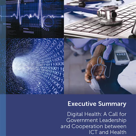 Cover of Digital Health A Call for Government Leadership - Executive Summary EN